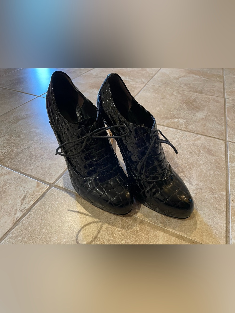 Giuseppe Zanotti Embossed Leather Pumps